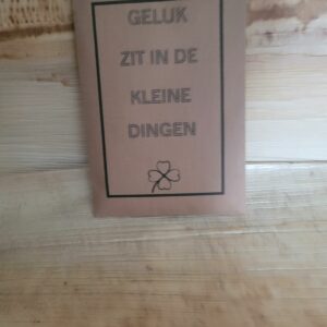 Geurzakje Geluk zit in de kleine dingen