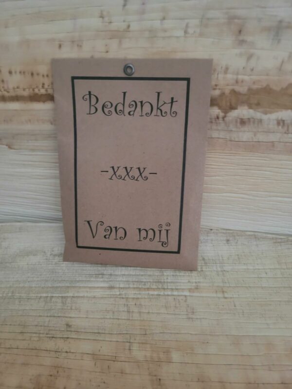 Geurzakje Bedankt