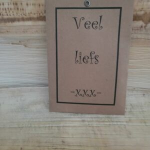 Geurzakje Veel Liefs