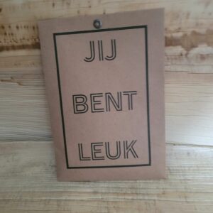 Geurzakje Jij Bent Leuk