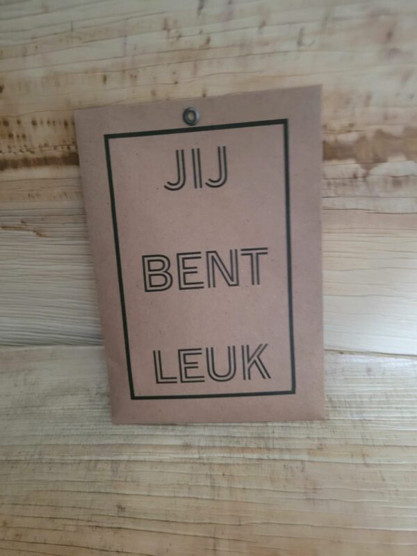 Geurzakje Jij Bent Leuk