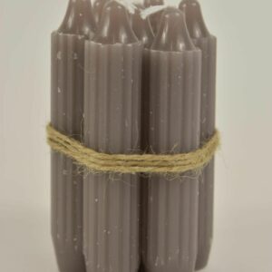 mini kaarsen grijs