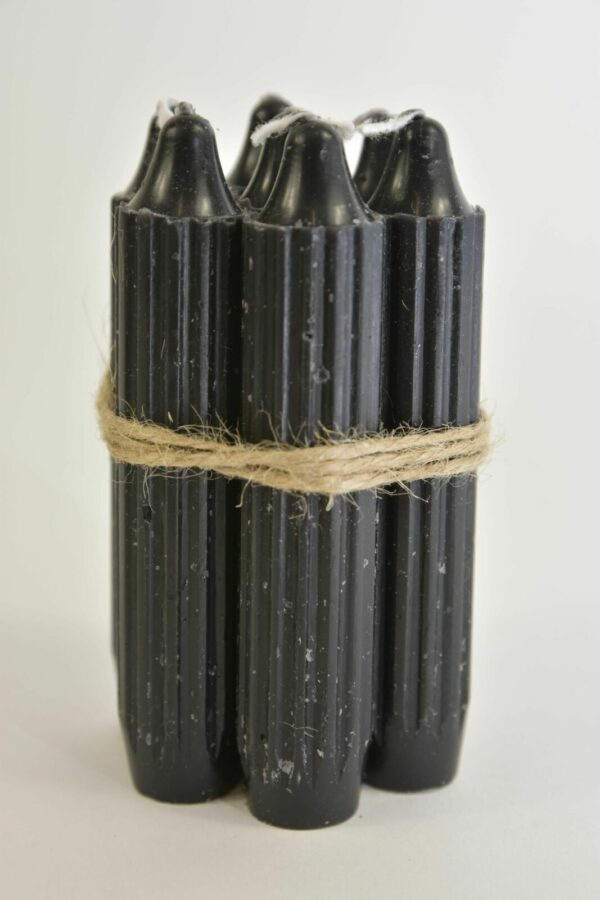 mini kaarsen zwart