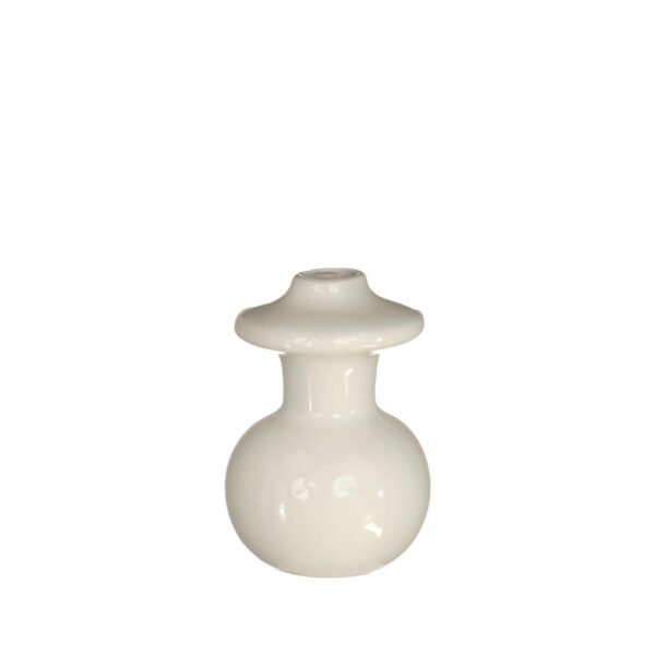 Vaasje ceramic white