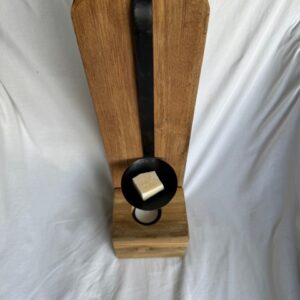 Houten brander met lepel