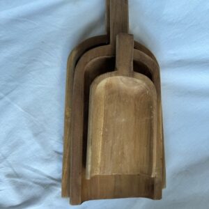 3 delig houtenschep set